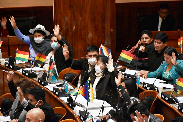 El Parlamento boliviano aplaza tratamiento de leyes de alivio económico por COVID-19