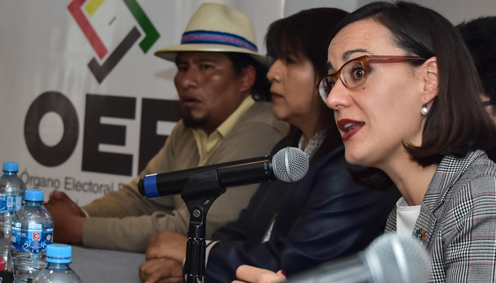 TSE de Bolivia ratifica limpieza de elecciones