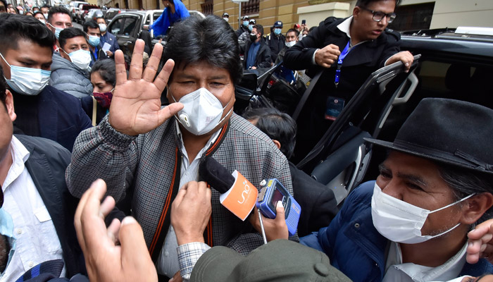 Evo Morales vuelve a La Paz tras un año fuera de Bolivia