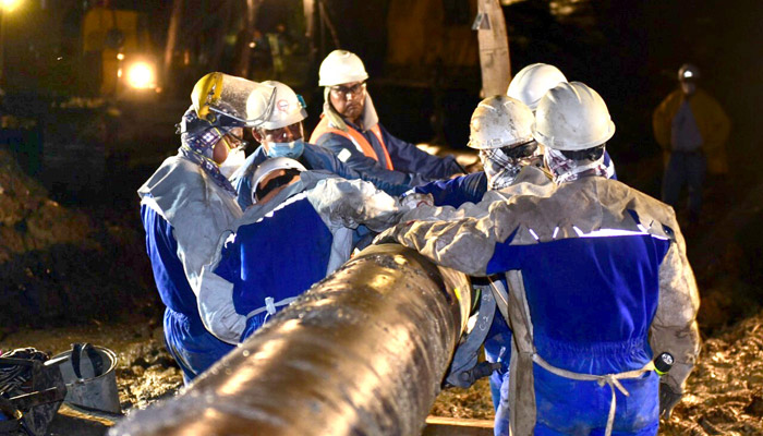 YPFB concluye reparación del gasoducto Carrasco