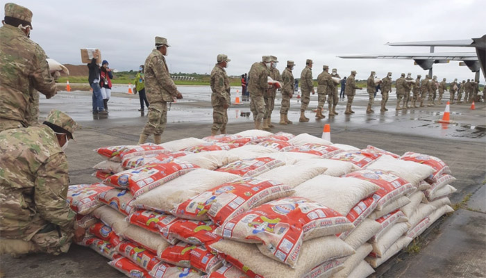 Alistan distribución de 15 toneladas de alimentos para damnificados en Sucre